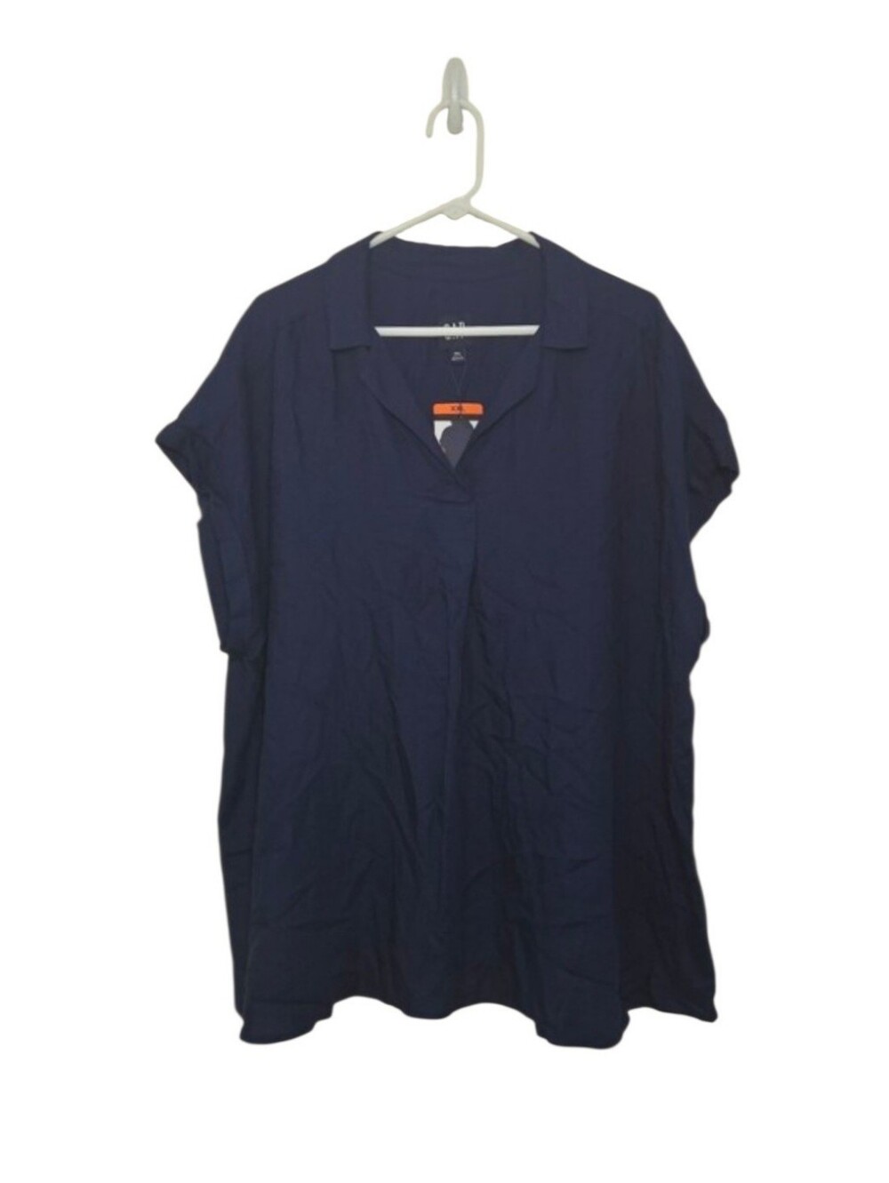 Women's Gap Costco Navy Blue V -Neck Top Sz XXL NWT